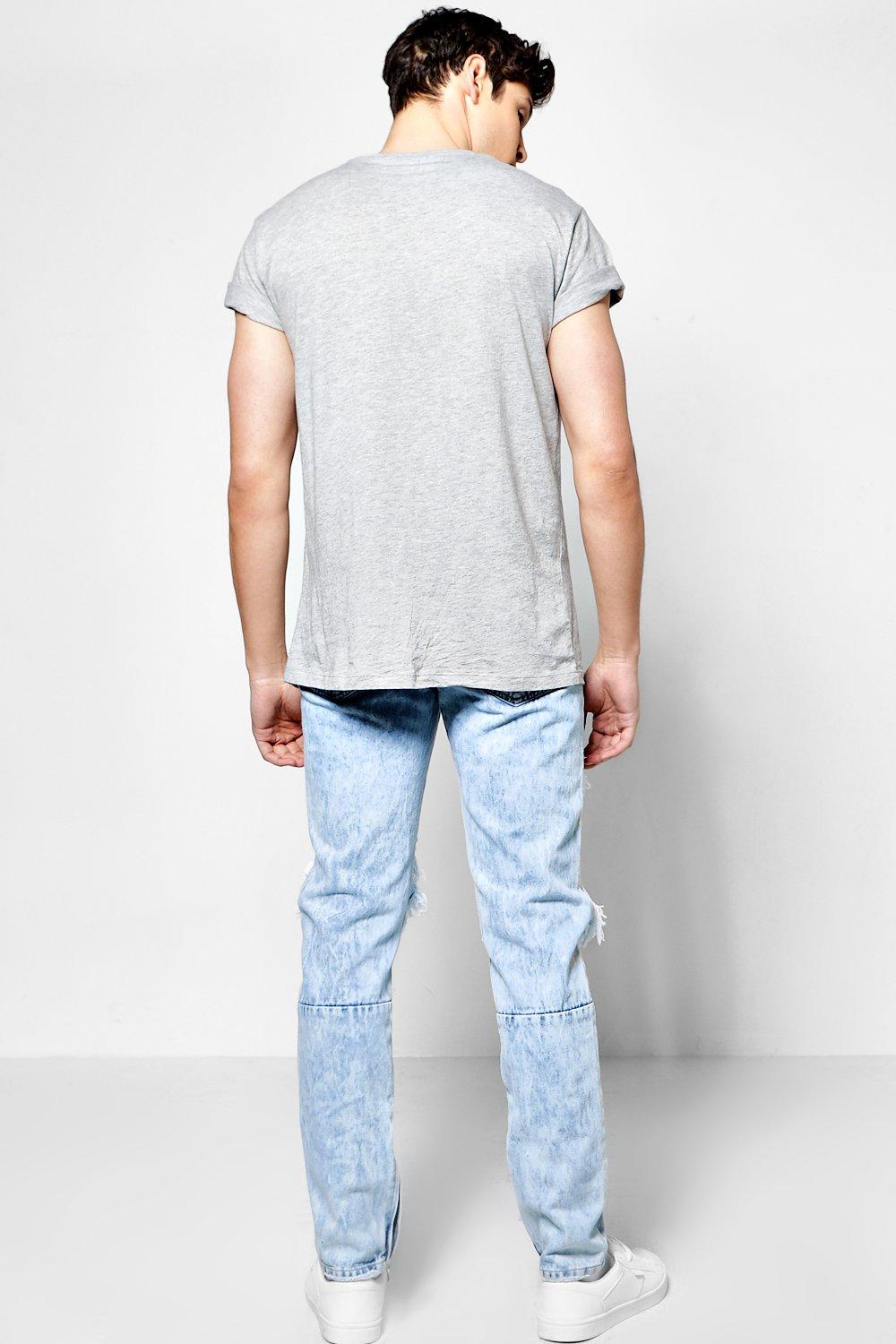 Mens acid wash jeans clearance outfit